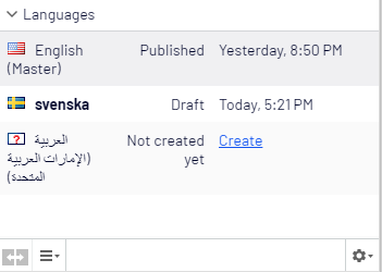 Create language