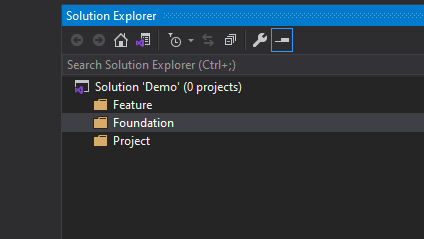 Sitecore Helix Principals: Visual Studio folders structure